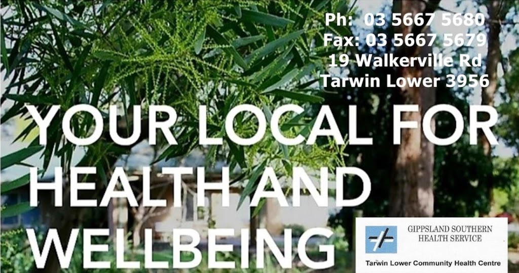 Tarwin Lower Community Health Centre | health | 19 Walkerville Rd, Tarwin Lower VIC 3956, Australia | 0356675680 OR +61 3 5667 5680