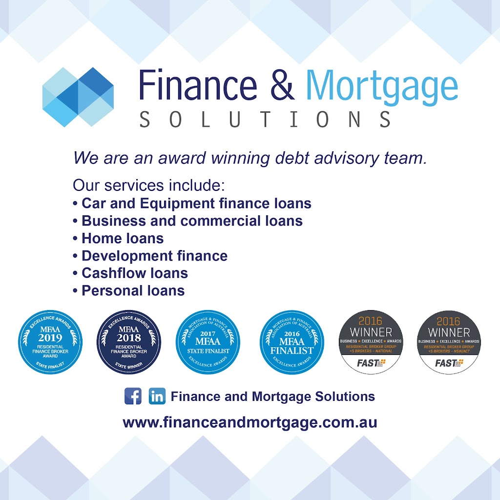 Finance and Mortgage Solutions | 3 Frazier Cl, Liberty Grove NSW 2138, Australia | Phone: 0425 341 086