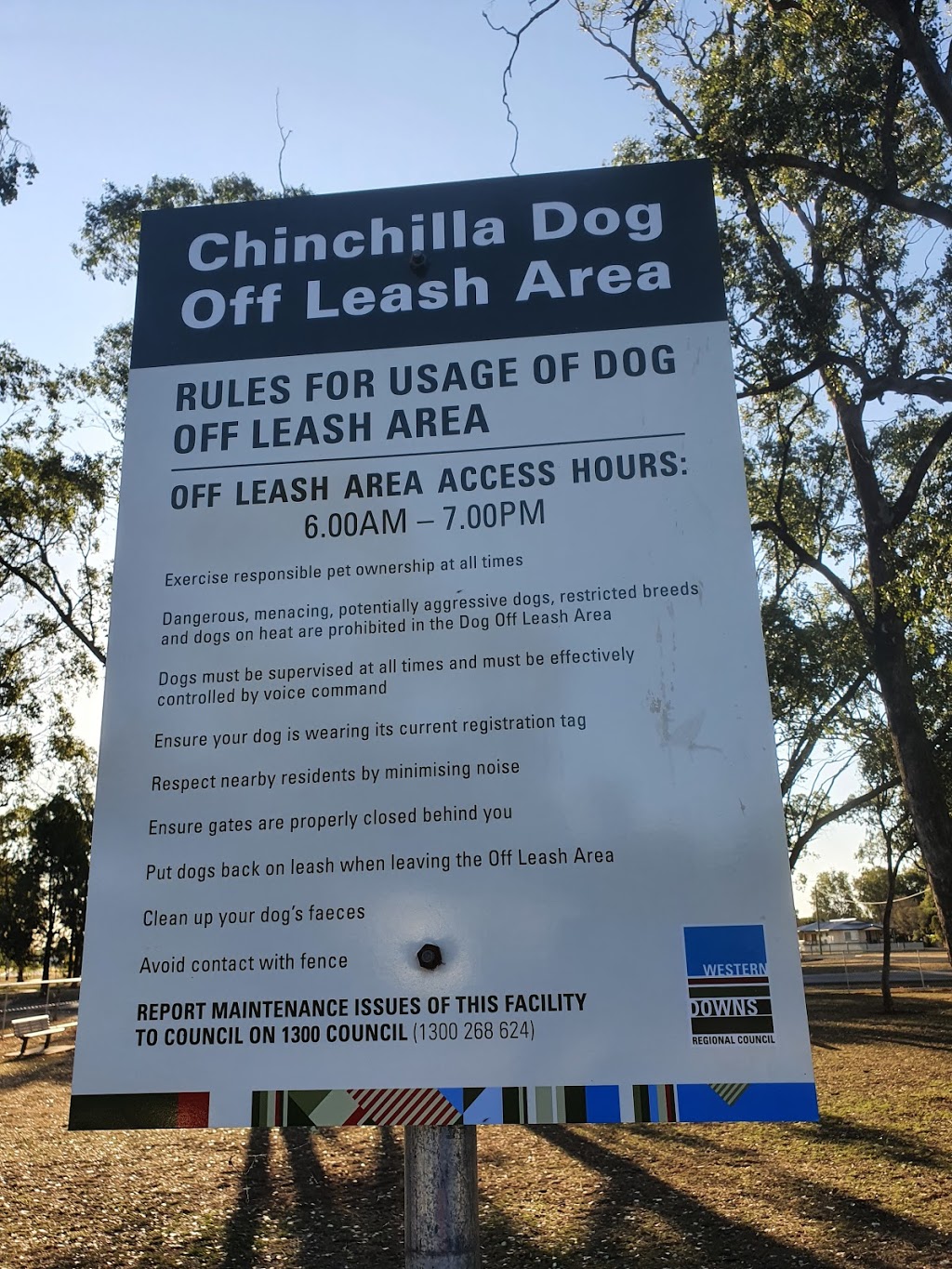Chinchilla Dog Off Leash Area | 1 Tara Rd, Chinchilla QLD 4413, Australia