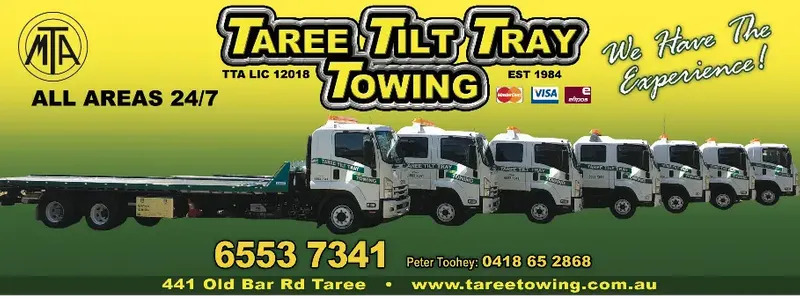 Taree Tilt Tray Towing | 441 Old Bar Rd, Old Bar NSW 2430, Australia | Phone: (02) 6553 7341