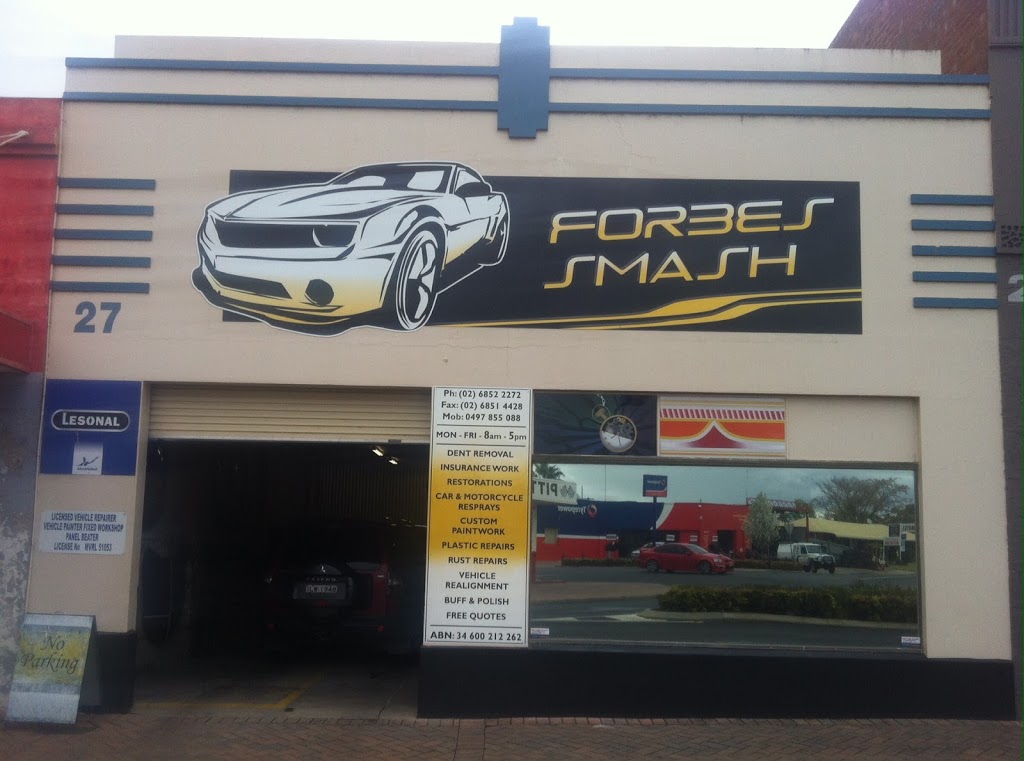 Forbes Smash Pty Ltd | car repair | 27 Rankin St, Forbes NSW 2871, Australia | 0268522272 OR +61 2 6852 2272