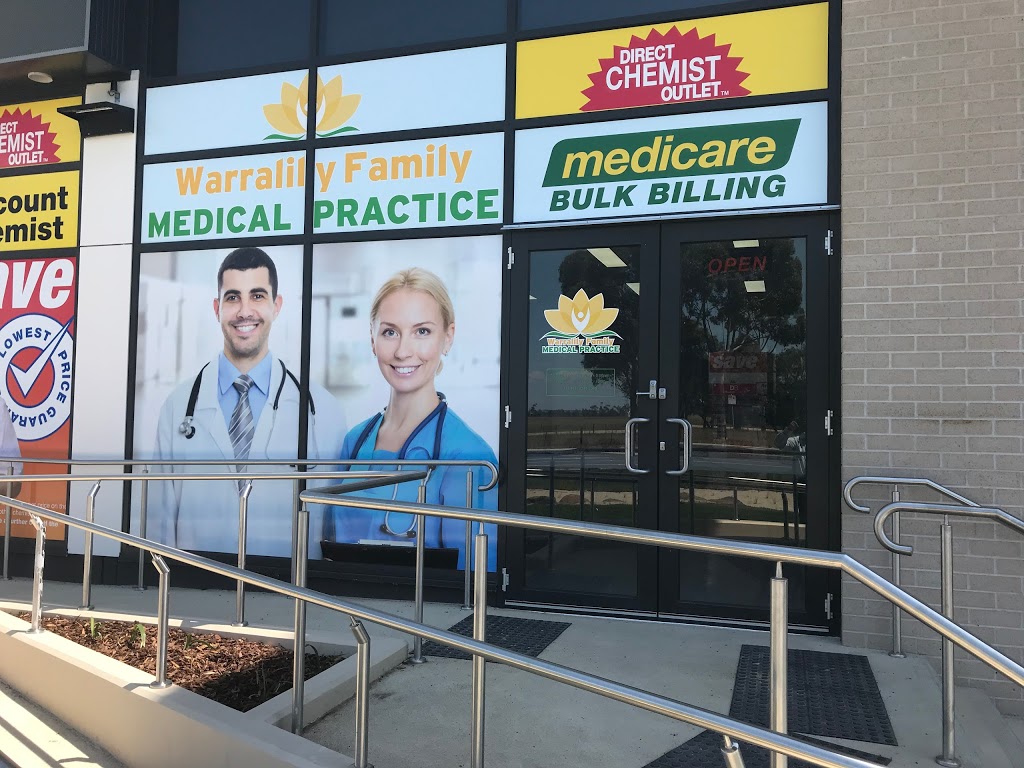 Warralily Family Medical Practice, Armstrong Creek | doctor | Shop 7/770 Barwon Heads Rd, Armstrong Creek VIC 3217, Australia | 0342452040 OR +61 3 4245 2040
