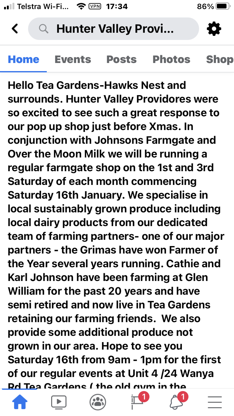 Johnsons Farmgate |  | Unit 4/24 Wanya Rd, Tea Gardens NSW 2324, Australia | 0427878118 OR +61 427 878 118