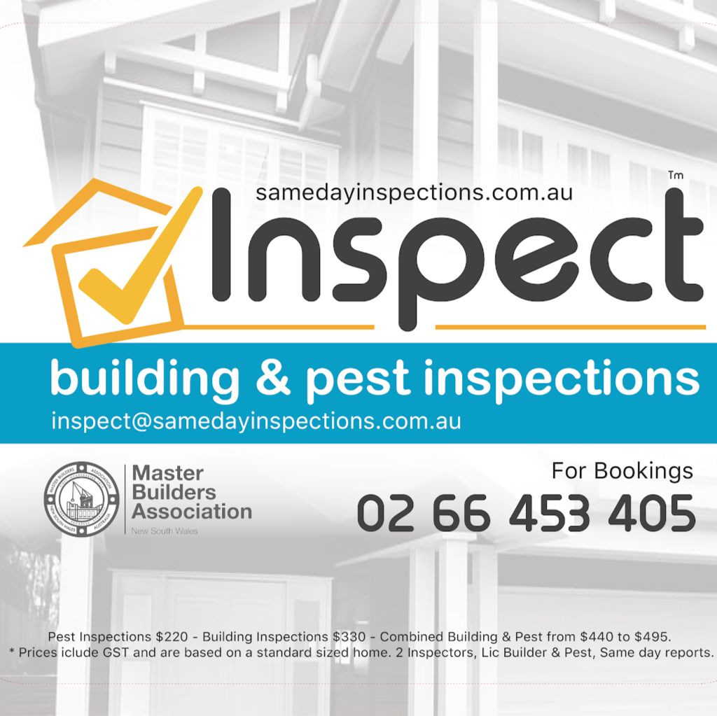 Inspect - Building & Pest Inspections - Coffs Harbour | home goods store | 70 Prince St, Coffs Harbour NSW 2450, Australia | 0266453405 OR +61 2 6645 3405