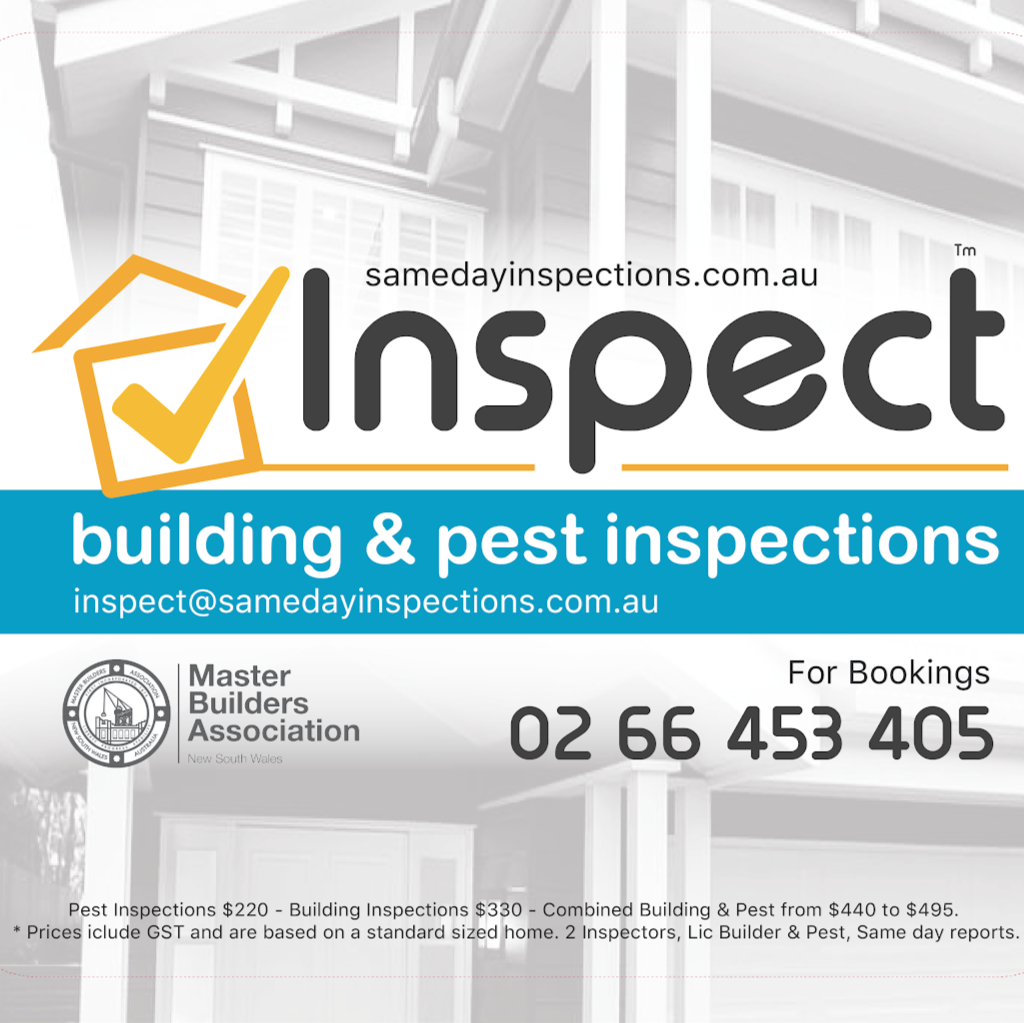 Inspect - Building & Pest Inspections - Coffs Harbour | 70 Prince St, Coffs Harbour NSW 2450, Australia | Phone: (02) 6645 3405