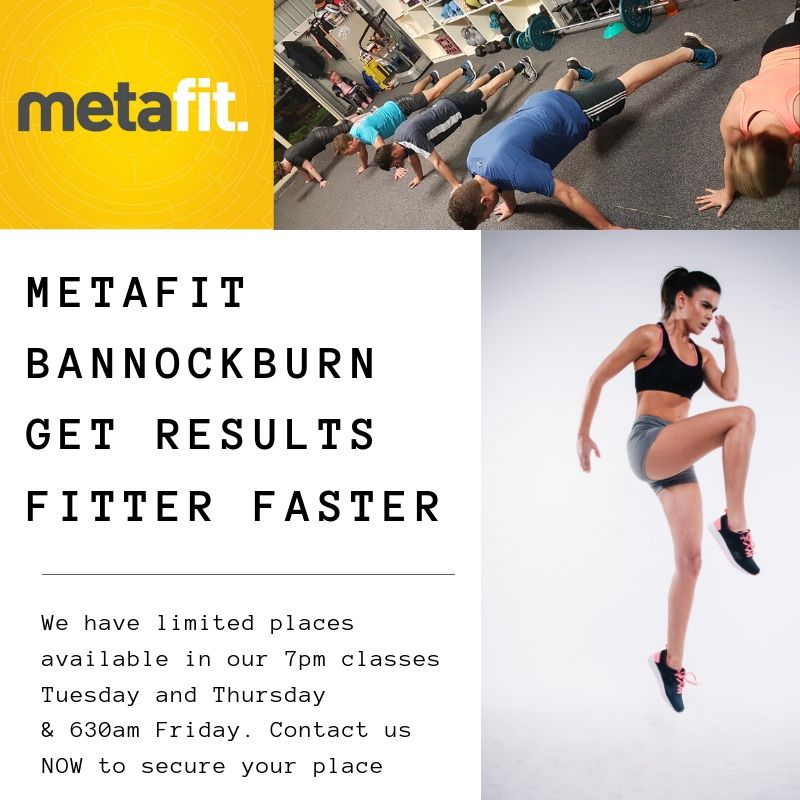Metafit Bannockburn | gym | 19 James Pl, Bannockburn VIC 3331, Australia | 0415472281 OR +61 415 472 281