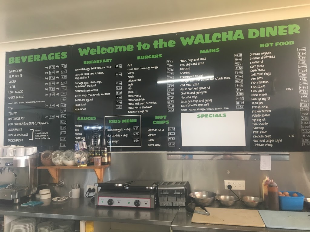 Walcha Diner | meal takeaway | 9/11 Fitzroy St, Walcha NSW 2354, Australia | 0267771338 OR +61 2 6777 1338