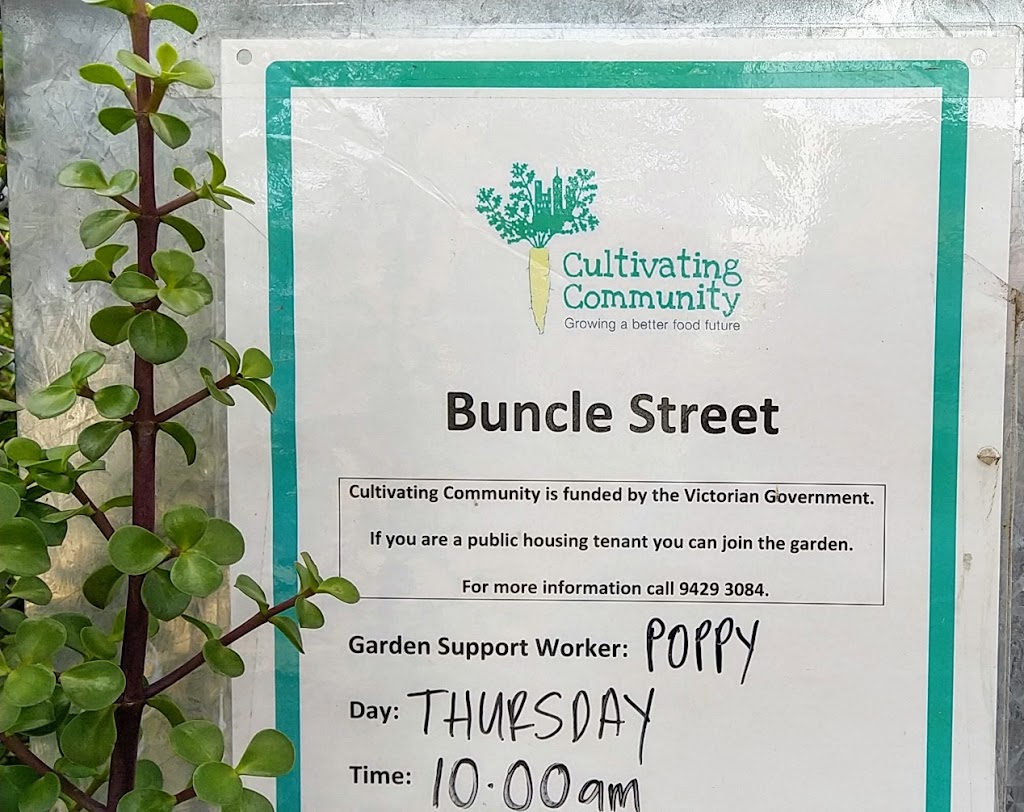 Buncle Community Garden - Cultivating Community | park | Mark St &, Buncle St, North Melbourne VIC 3051, Australia | 0394293084 OR +61 3 9429 3084