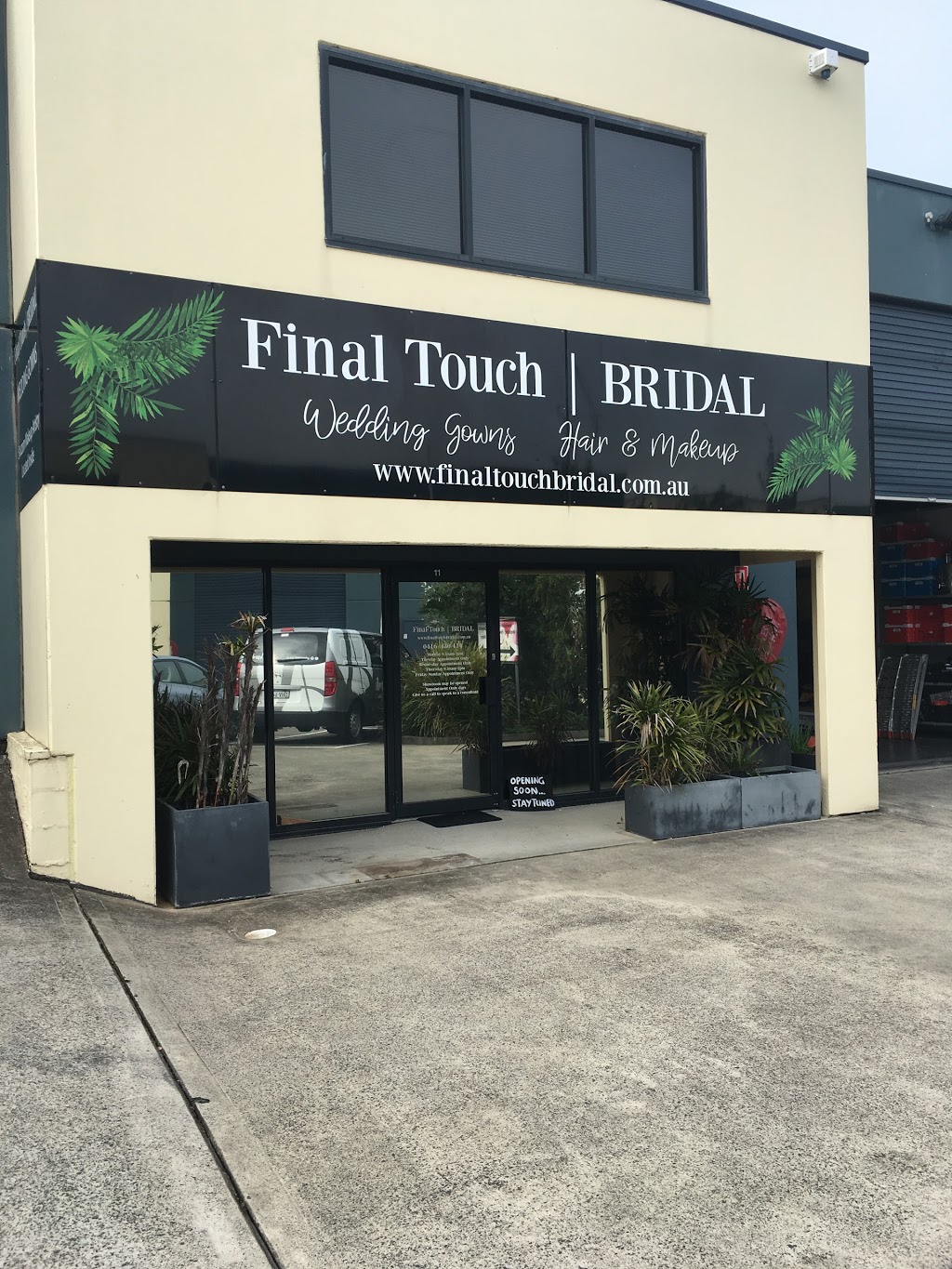 Final Touch Bridal | clothing store | 11/54 Gindurra Rd, Somersby NSW 2250, Australia | 0416430414 OR +61 416 430 414
