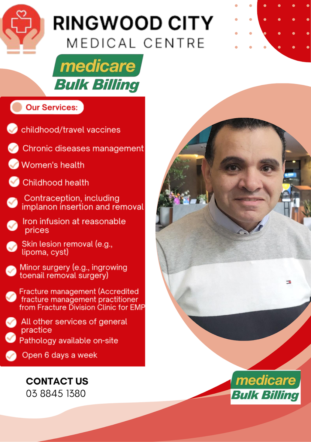 Ringwood City Medical Centre | 28 Railway Ave, Ringwood East VIC 3135, Australia | Phone: (03) 8845 1380