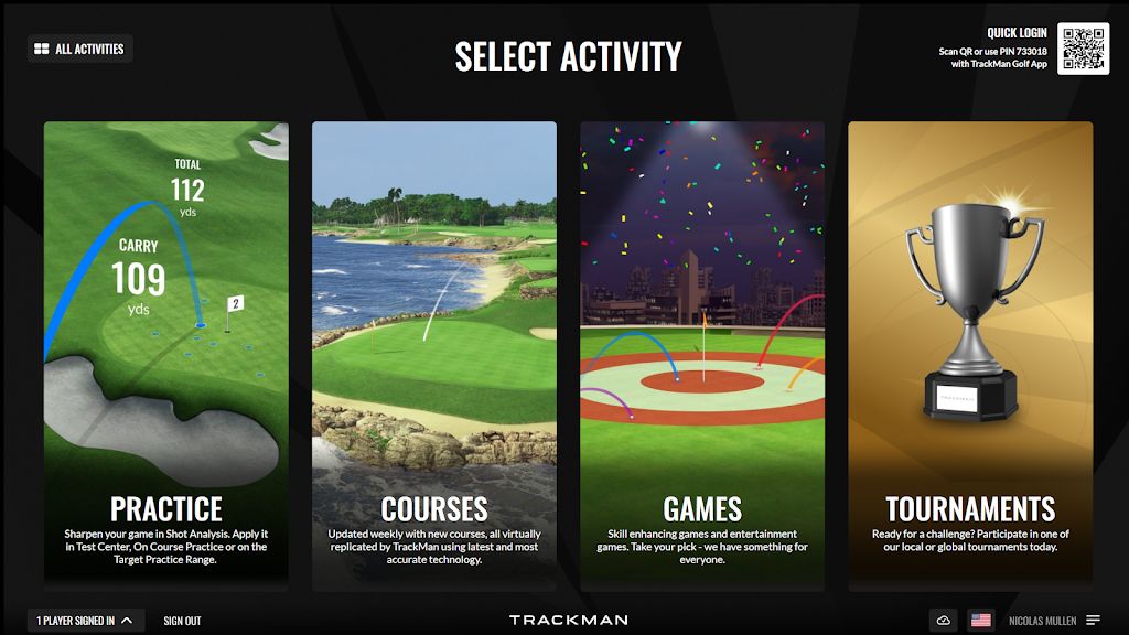 Trackman Indoor Golf Simulator | 1 Trent Jones Dr, Cape Schanck VIC 3939, Australia | Phone: 0408 868 604