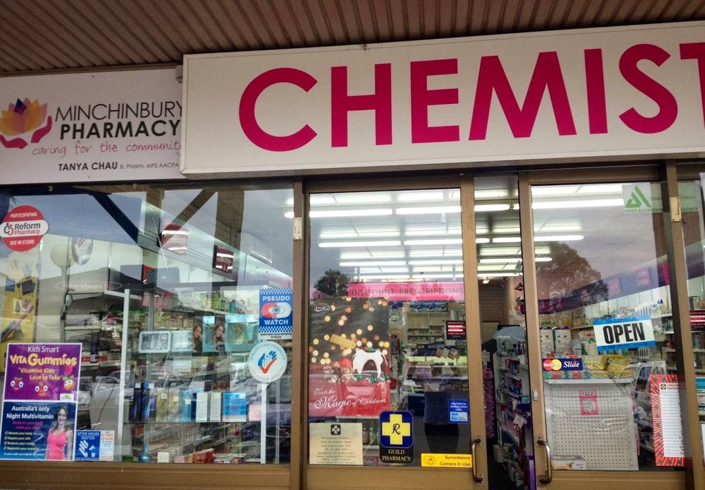 Minchinbury Pharmacy | pharmacy | Shop 5, Minchinbury Shopping Centre, Cnr. Minchin & Macfarlane Drives, Minchinbury NSW 2770, Australia | 0298321679 OR +61 2 9832 1679