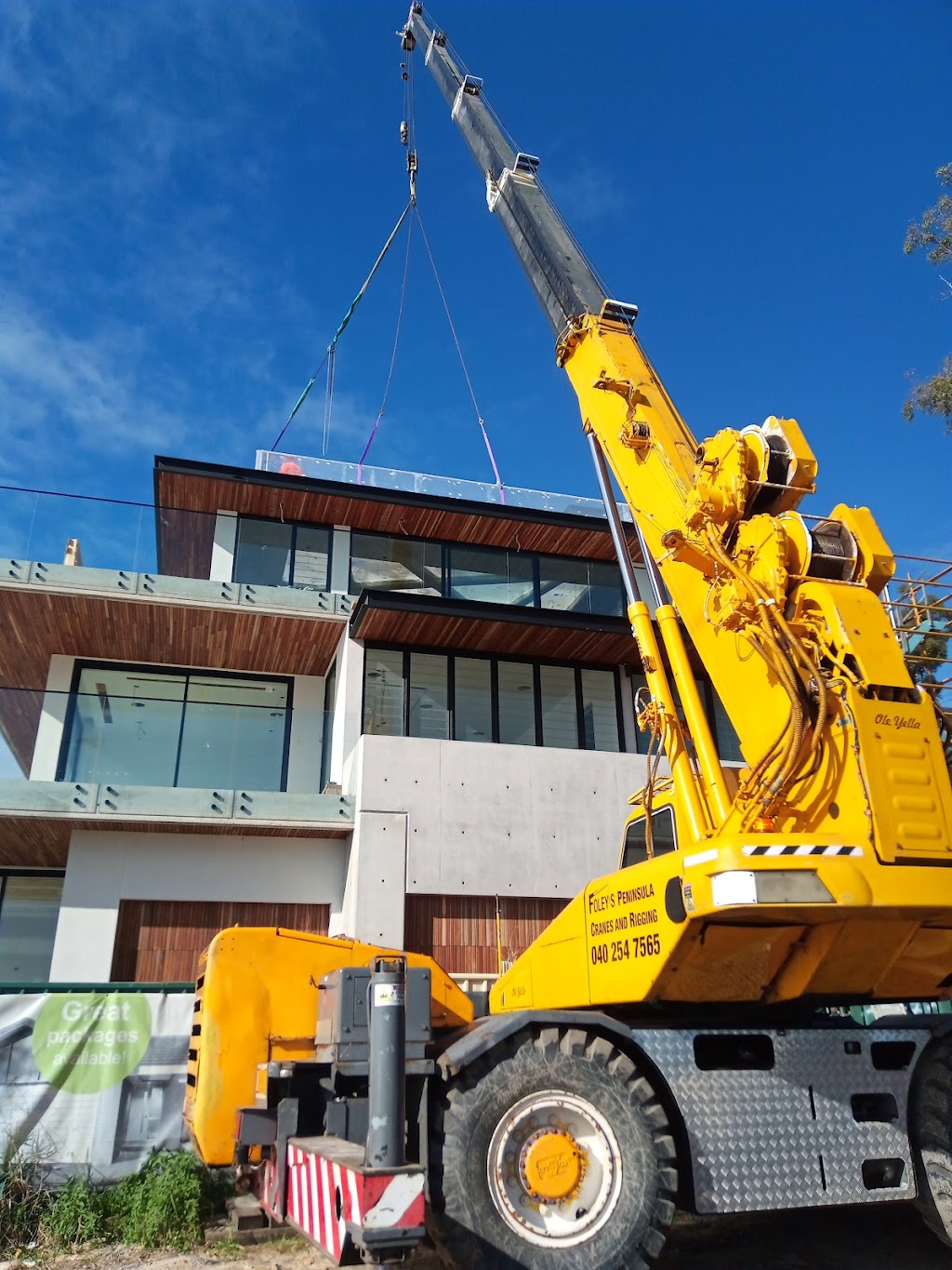 Foleys Peninsula Crane and Rigging | 172 Woy Woy Rd, Woy Woy NSW 2257, Australia | Phone: 0402 547 565