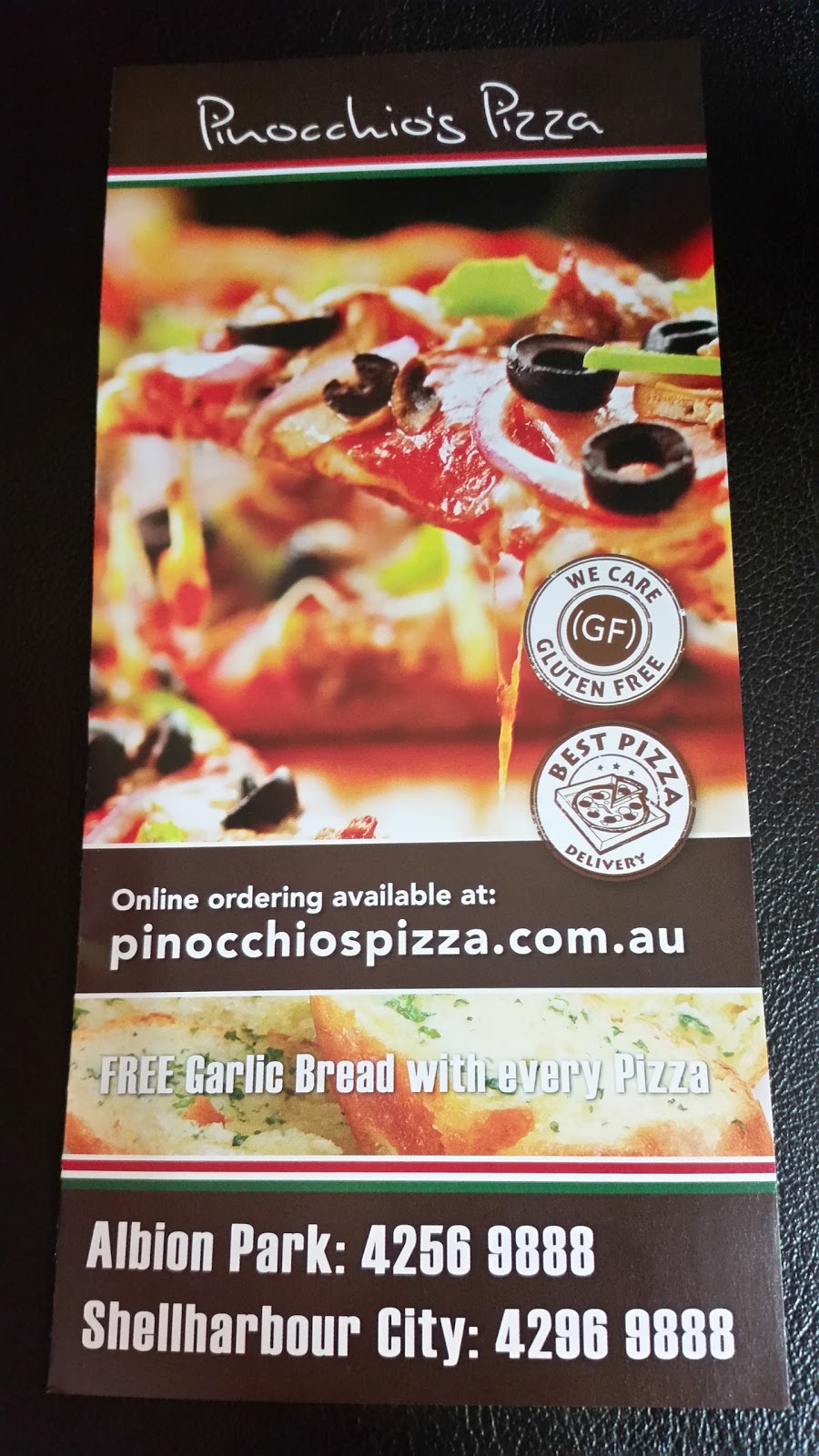 Pinocchio Pizza | meal delivery | 148 Terry St, Albion Park NSW 2527, Australia | 0242569888 OR +61 2 4256 9888