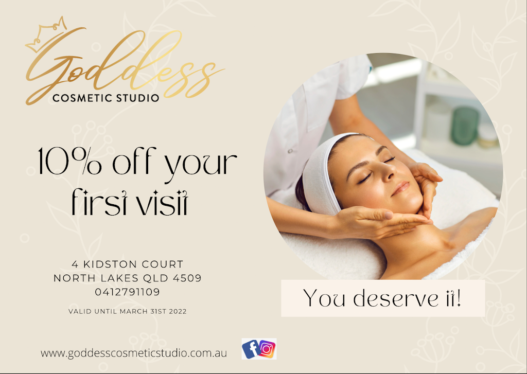 Goddess Cosmetic Studio | beauty salon | 4 Kidston Ct, North Lakes QLD 4509, Australia | 0412791109 OR +61 412 791 109