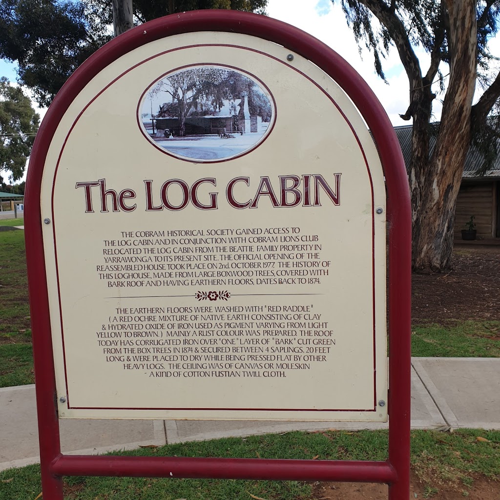 The Log Cabin | museum | 30 Dillon St, Cobram VIC 3644, Australia