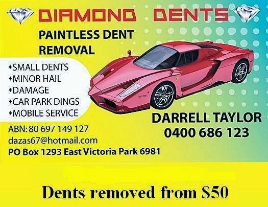 DIAMOND DENTS | car repair | 9/17 Kew St, Welshpool WA 6106, Australia | 0400686123 OR +61 400 686 123