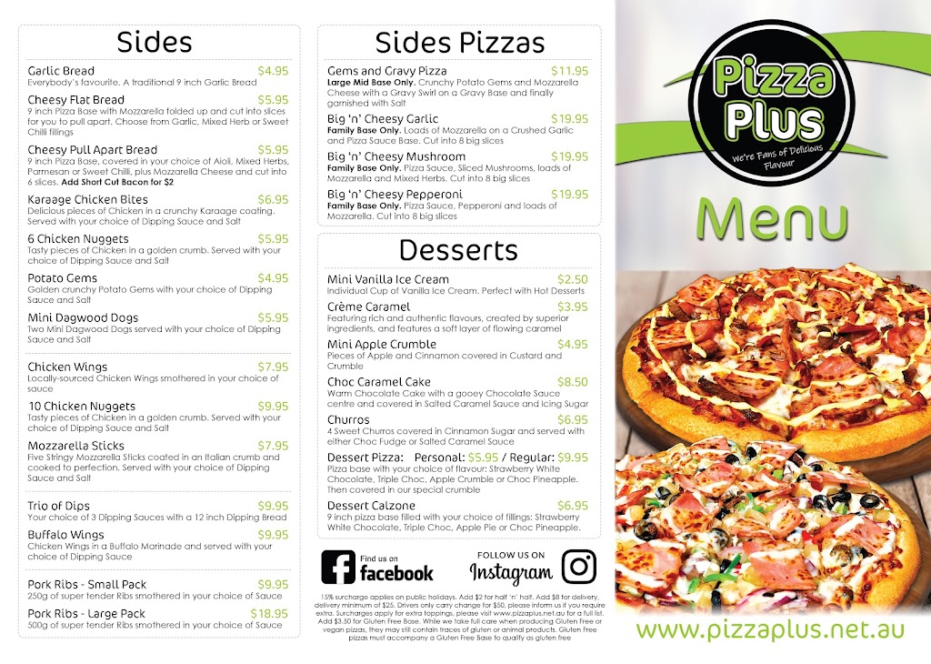 Pizza Plus | 3/2 Pine St, North Ipswich QLD 4305, Australia | Phone: (07) 3202 2996