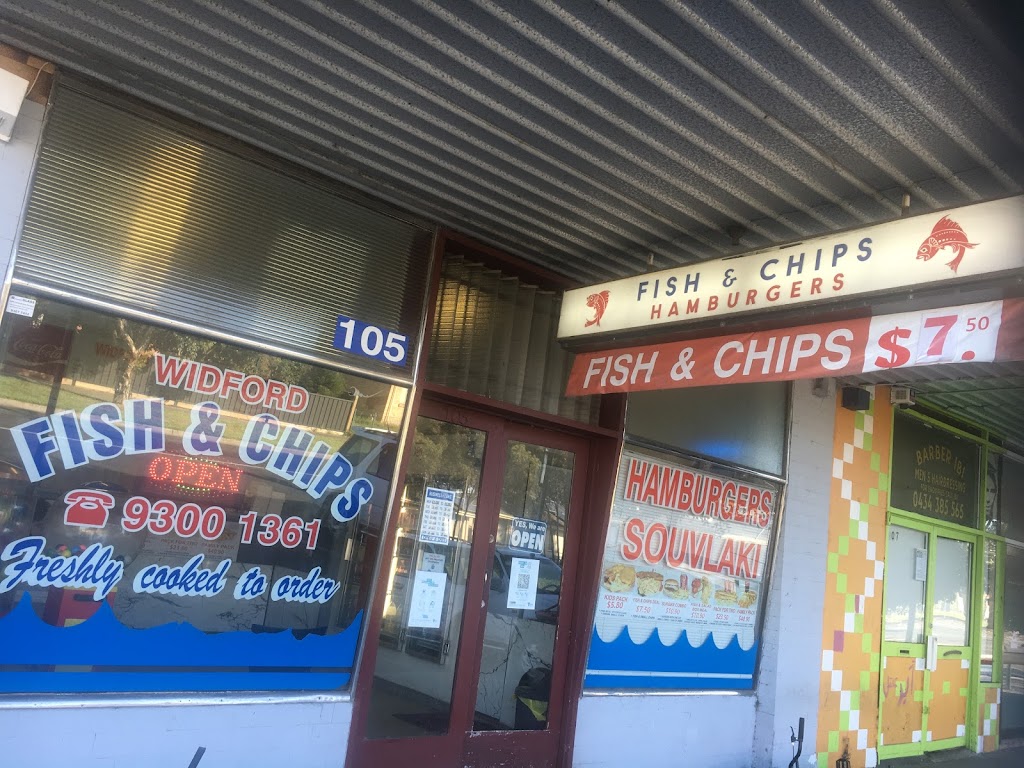 105 widford fish and chips | meal takeaway | 105 Widford St, Glenroy VIC 3046, Australia | 0393001361 OR +61 3 9300 1361