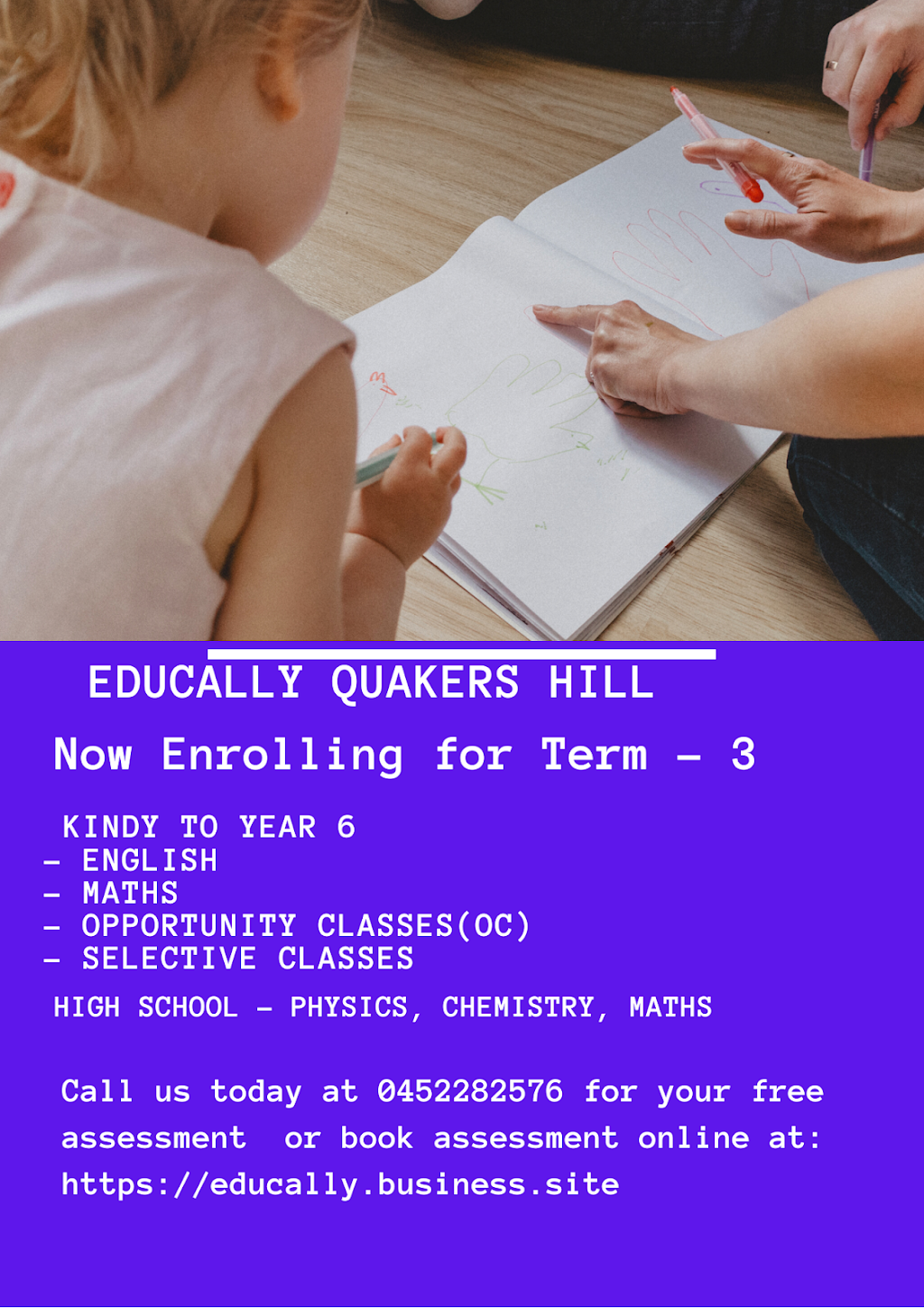 Educally | 20 Walker St, Quakers Hill NSW 2763, Australia | Phone: 0452 282 576