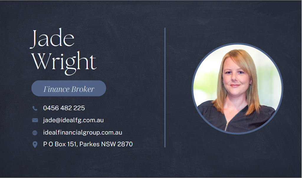 Ideal Financial Group (Parkes) - Jade Wright | Unit 3/100 Clarinda St, Parkes NSW 2870, Australia | Phone: 0456 482 225