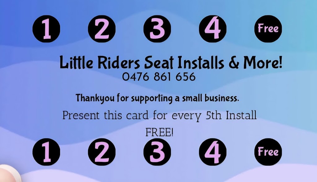 Little Riders Seat Installs & More! | Palmerin St, Warwick QLD 4370, Australia | Phone: 0476 861 656