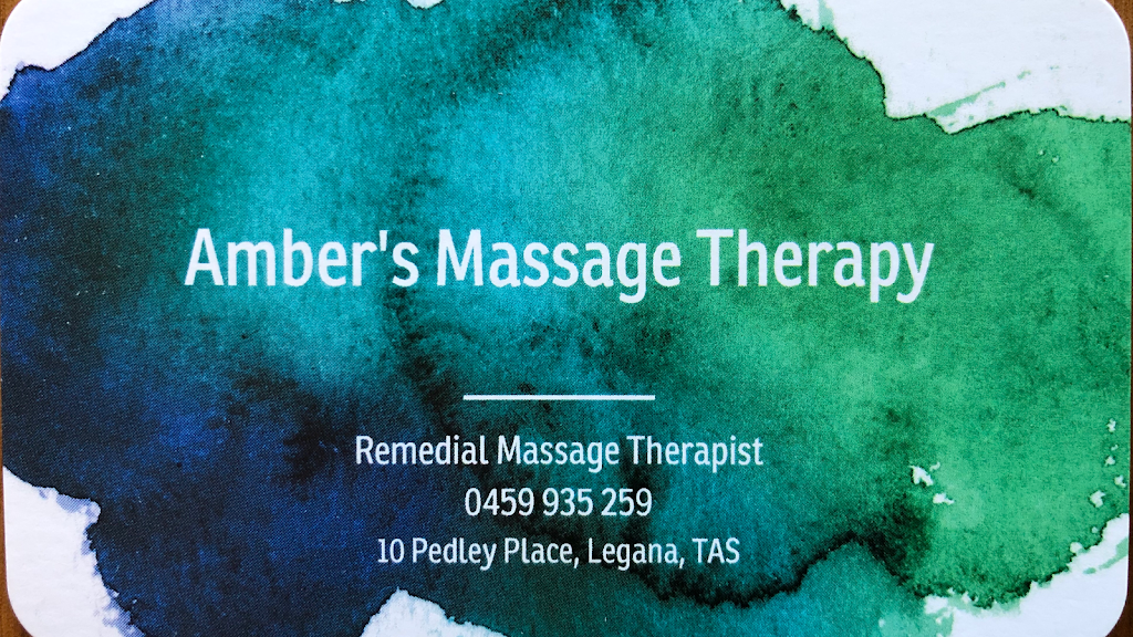 Ambers Massage Therapy | 10 Pedley Pl, Legana TAS 7277, Australia | Phone: 0459 935 259