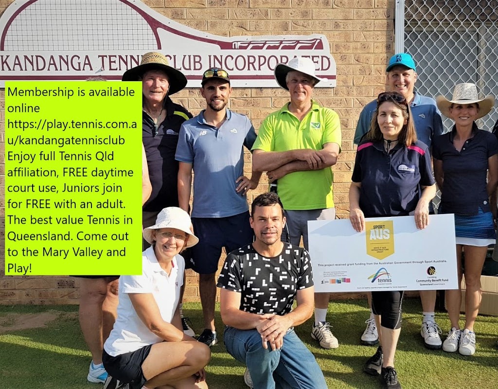 Kandanga Tennis Club |  | 1 Pine St, Kandanga QLD 4570, Australia | 0427161010 OR +61 427 161 010