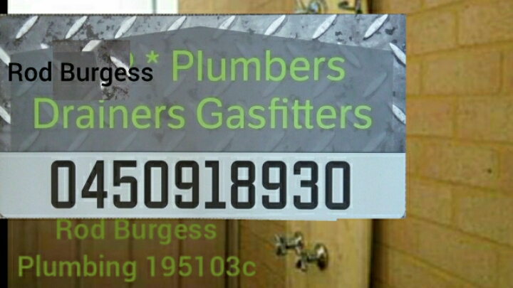 Rod Burgess Plumbing | plumber | 75 Ocean St, Windang NSW 2528, Australia | 0450918930 OR +61 450 918 930