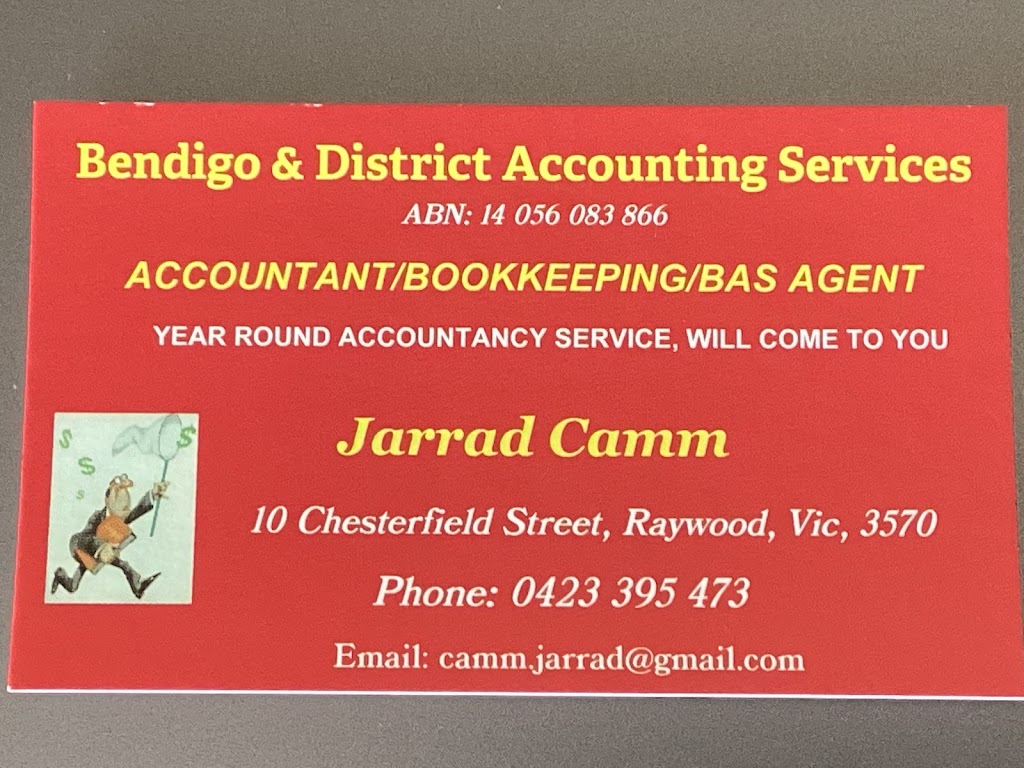 Bendigo & District Accounting Services | accounting | 10 Chesterfield St, Raywood VIC 3570, Australia | 0354361585 OR +61 3 5436 1585
