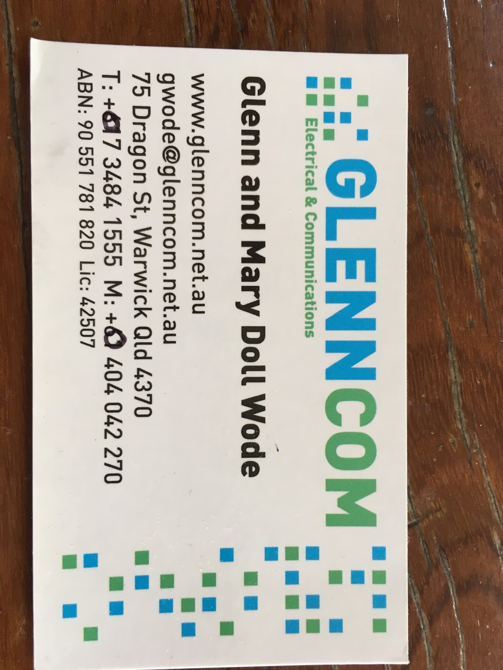 Glenn Com | electrician | 75 Dragon St, Warwick QLD 4370, Australia | 0404042270 OR +61 404 042 270