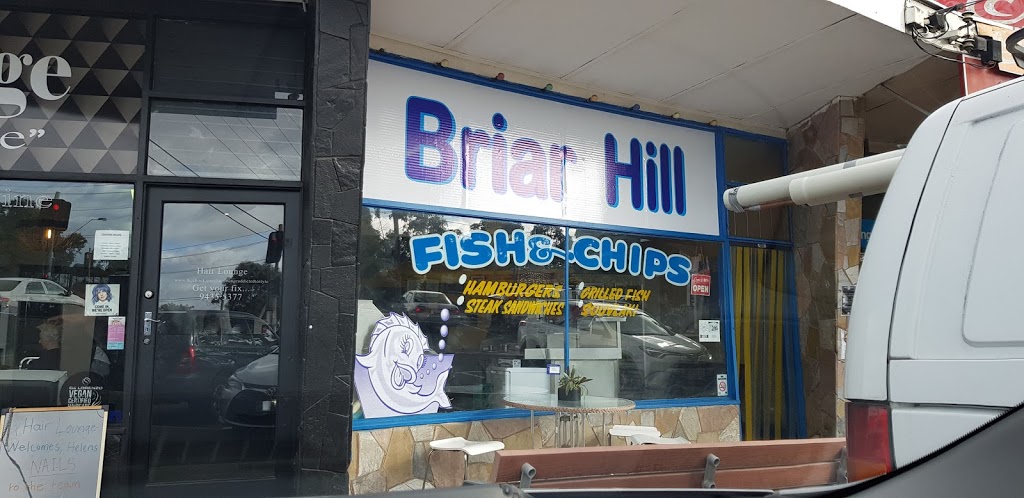 Briar Hill Fish & Chips | meal takeaway | 8/111 Mountain View Rd, Briar Hill VIC 3088, Australia | 0394356502 OR +61 3 9435 6502