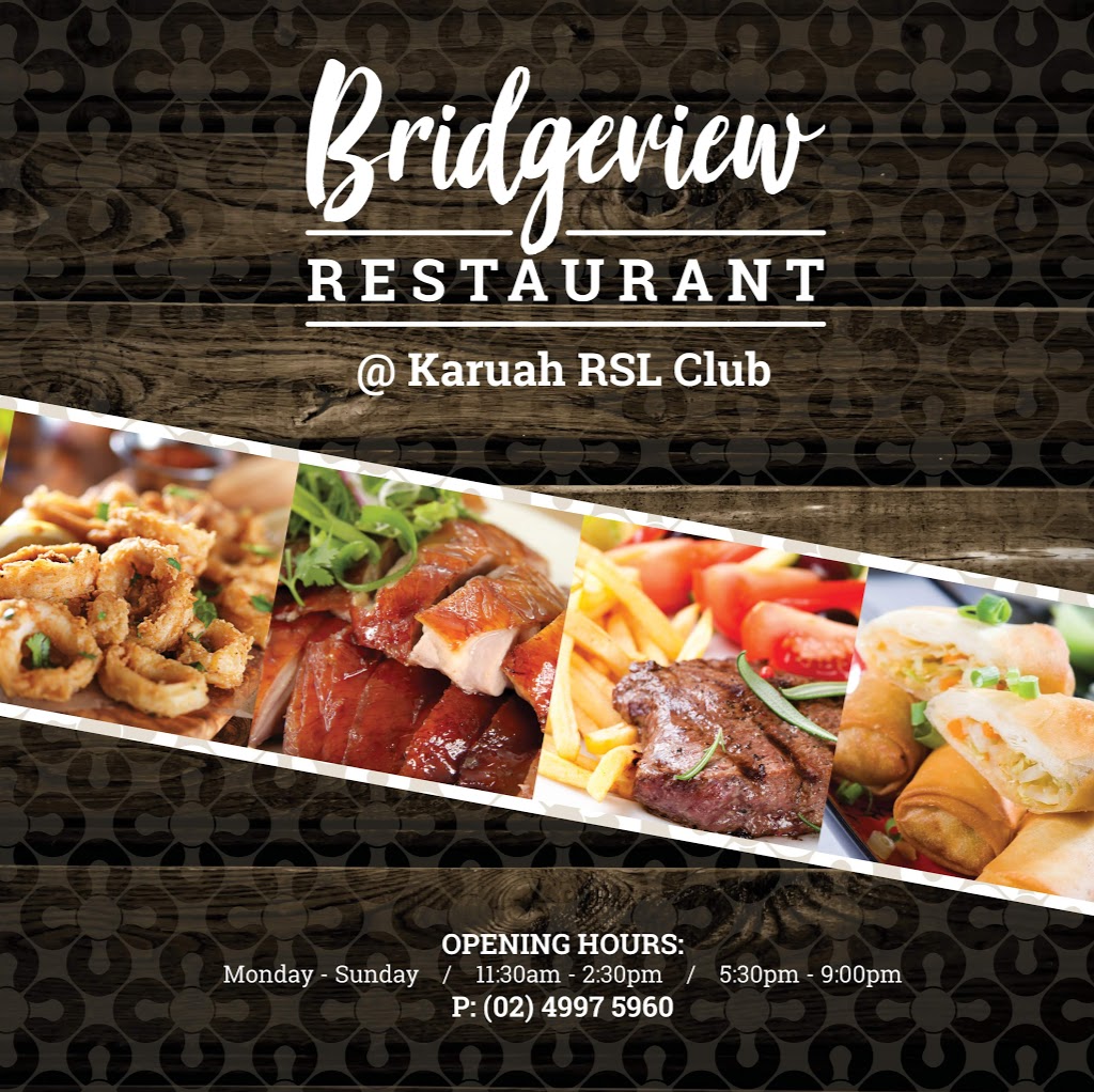 The Bridgeview Restaurant | 436 Tarean Rd, Karuah NSW 2324, Australia | Phone: (02) 4997 5960