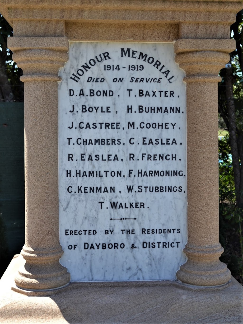 Soldiers Memorial Park | 29 Williams St, Dayboro QLD 4521, Australia