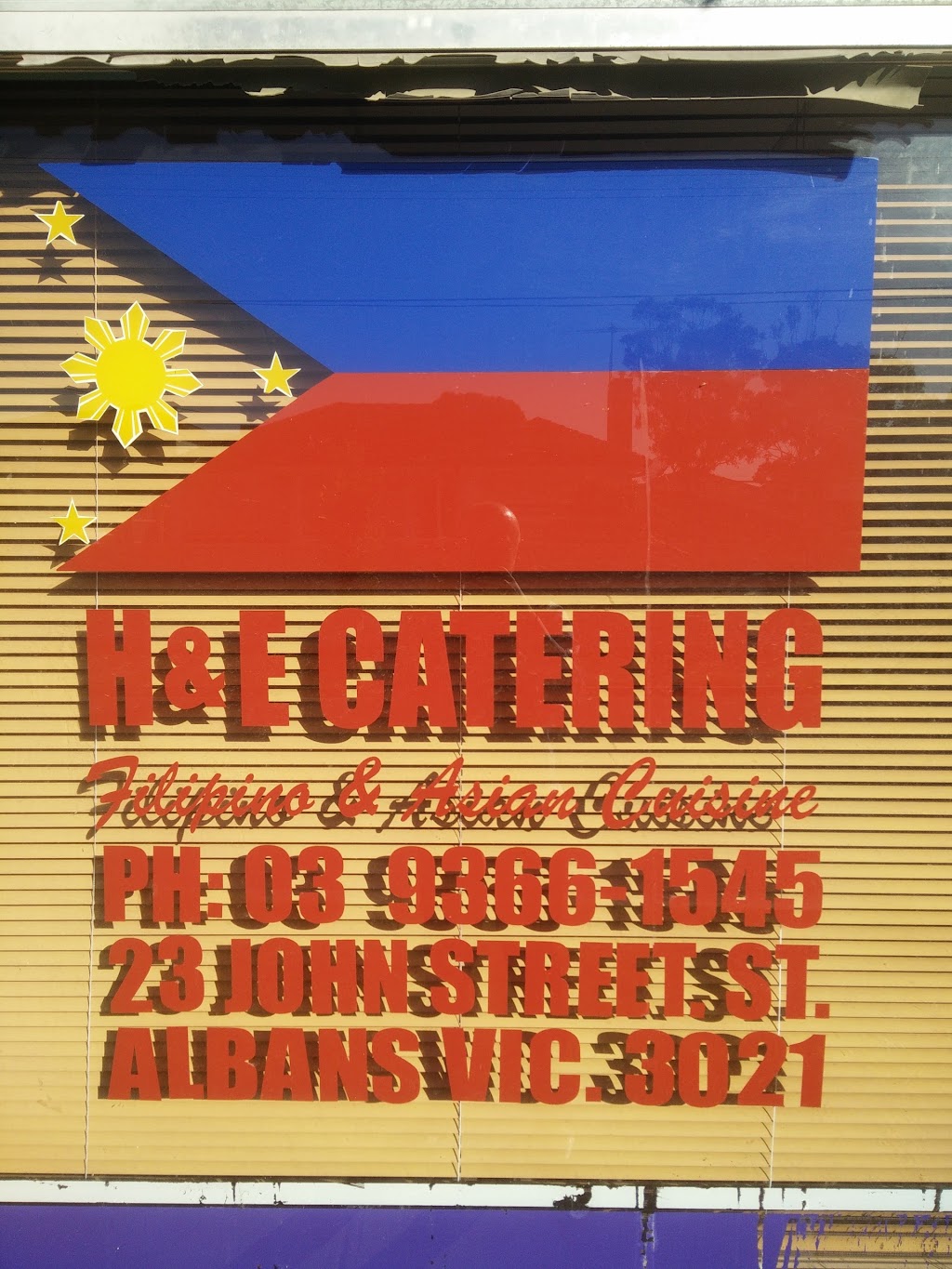 H & E Filipino Food & Catering | 23 John St, St Albans VIC 3021, Australia | Phone: (03) 9366 1545