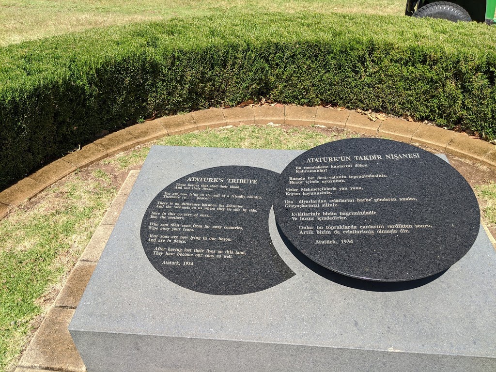 Ataturk Monument | park | North Adelaide SA 5006, Australia