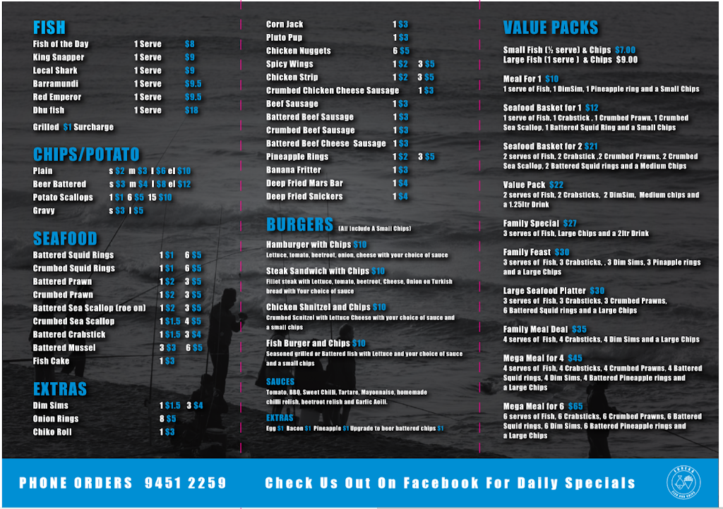 Eureka Fish & Chips | meal takeaway | 16 Eureka Rd, Wilson WA 6107, Australia | 0894512259 OR +61 8 9451 2259