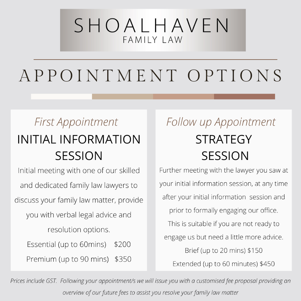 Shoalhaven Family Law | 8/15 Boree St, Ulladulla NSW 2539, Australia | Phone: (02) 4480 4033