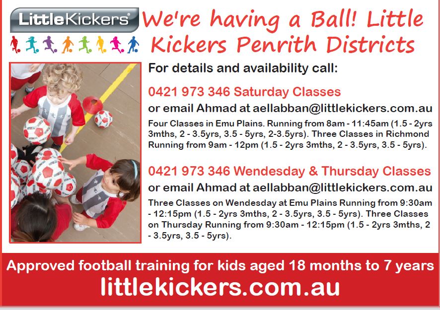 Little Kickers Penrith & Districts | Emerald St, Emu Plains NSW 2750, Australia | Phone: 0421 973 346