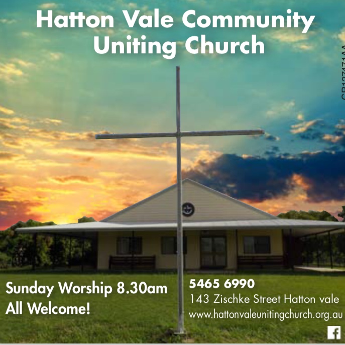 Hatton Vale Community Uniting Church | 143 Zischke Rd, Hatton Vale QLD 4341, Australia | Phone: (07) 5418 6270