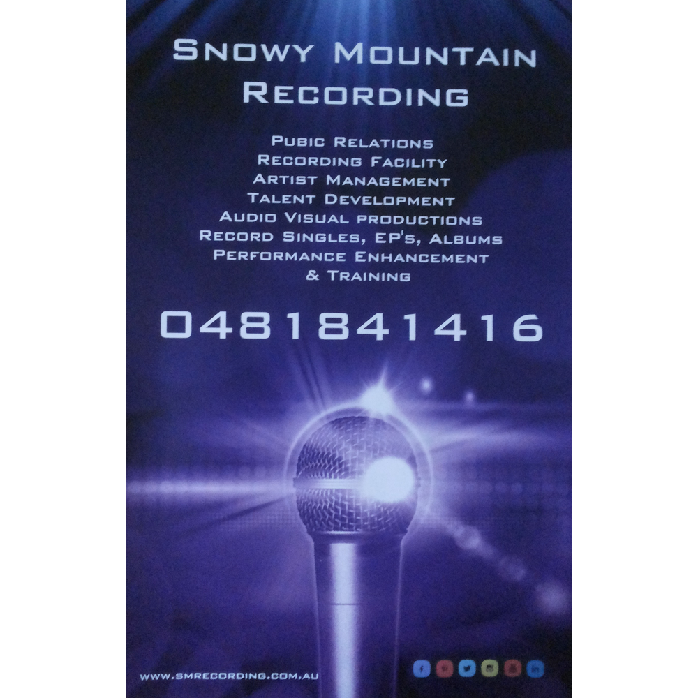 Snowy Mountain Recording | electronics store | Phone for Appointment, 24 Myack St, Berridale NSW 2628, Australia | 0481841416 OR +61 481 841 416