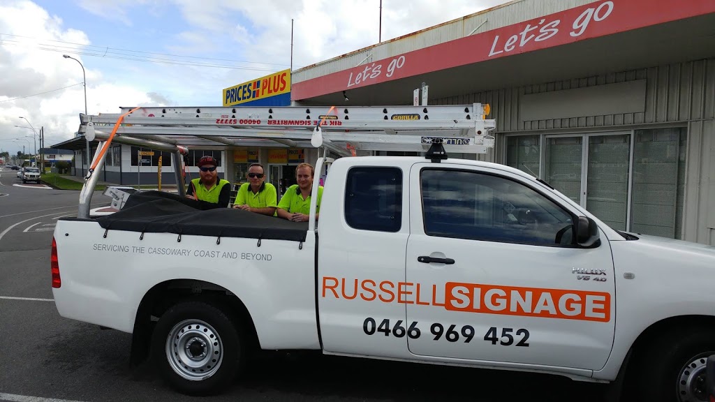 Russell Signage | 3/35 Station St, Innisfail QLD 4860, Australia | Phone: 0466 969 452