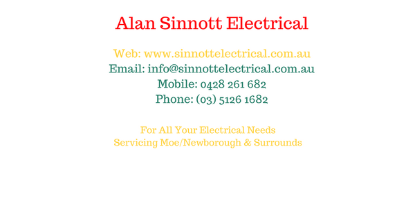 Sinnott Electrical | electrician | 40 Newark Ave, Newborough VIC 3825, Australia | 0428261682 OR +61 428 261 682