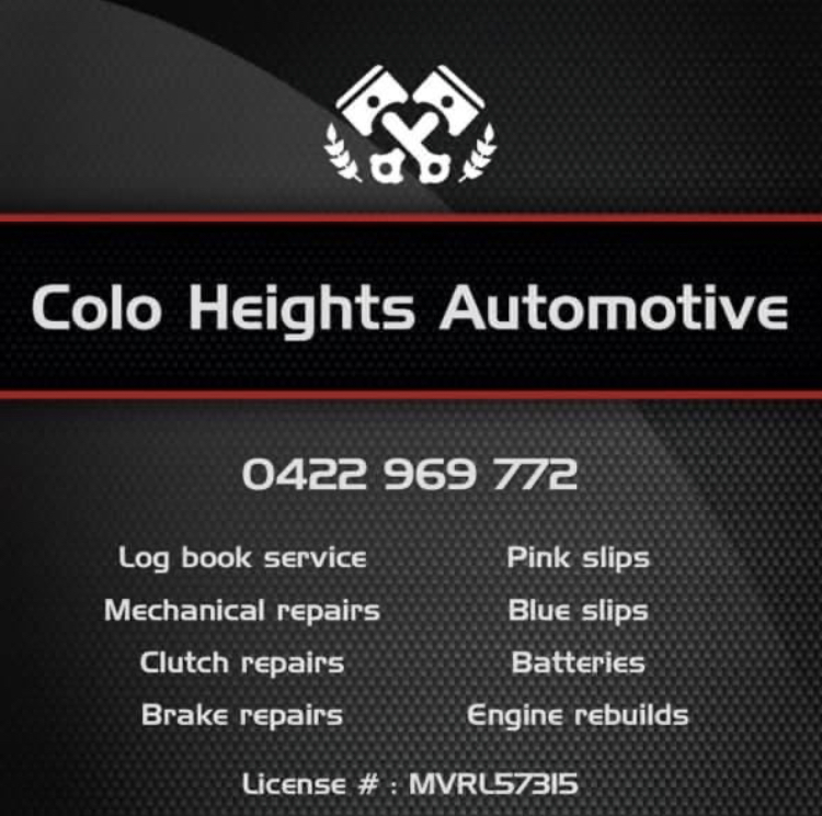 Colo Heights Automotive | 72A Barina Dr, Colo Heights NSW 2756, Australia | Phone: 0422 969 772