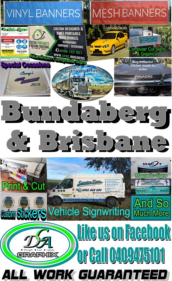 DCA Graphix | store | 884 Moore Park Rd, Welcome Creek QLD 4670, Australia | 0409475101 OR +61 409 475 101