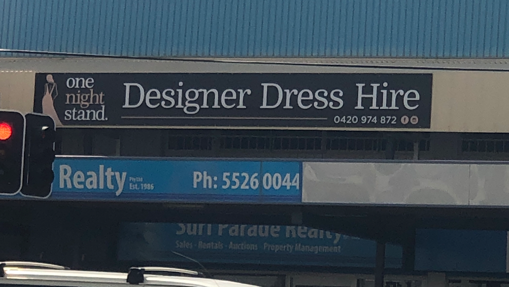 One Night Stand Designer Dress Hire | Level 1, Suite 6c/2563 Gold Coast Hwy, Mermaid Beach QLD 4218, Australia | Phone: 0420 974 872