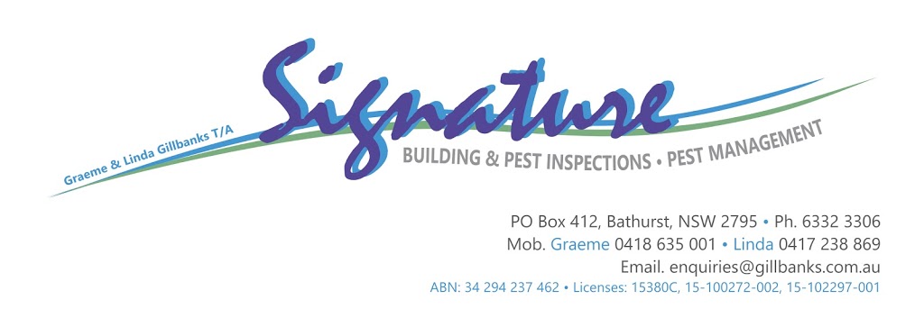 Signature Inspections and Pest Management | home goods store | 169 Durham St, Bathurst NSW 2795, Australia | 0263323306 OR +61 2 6332 3306