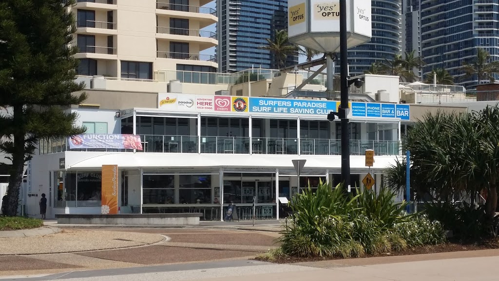 Surfers Paradise Surf Life Saving Club | restaurant | Hanlan St & The Esplanade, Surfers Paradise QLD 4217, Australia | 0755531900 OR +61 7 5553 1900