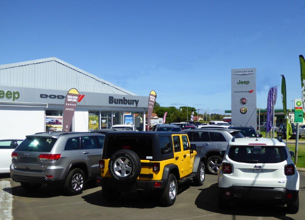 Bunbury Jeep | car dealer | 89 Forrest Ave, Bunbury WA 6230, Australia | 0897809000 OR +61 8 9780 9000