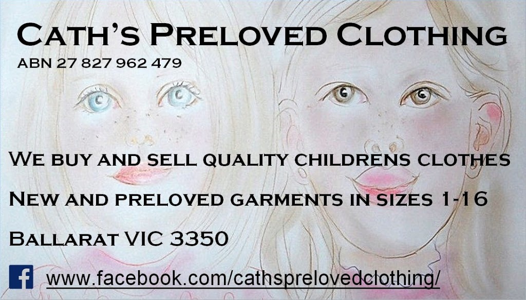Cath's Preloved Kids Clothing & Books (15 Cahill Cl) Opening Hours